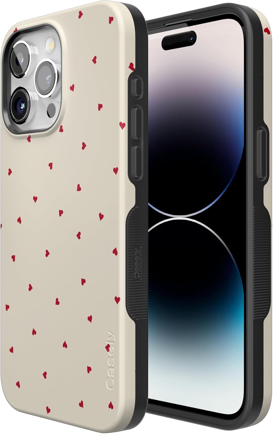 Casely iPhone 15 Pro Max Case | Be Mine | Tiny Hearts | Bold Protective Design | Compatible with MagSafe - Image 5