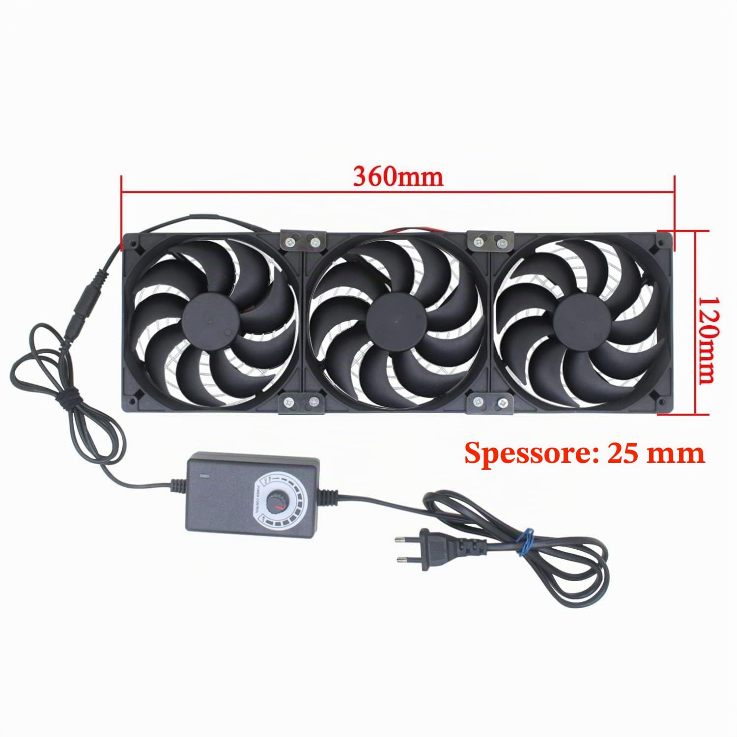 Booster per termosifone radiatore ventilatore termosifoni acqua assiale dissipatore ventola raffreddamento case pc computer