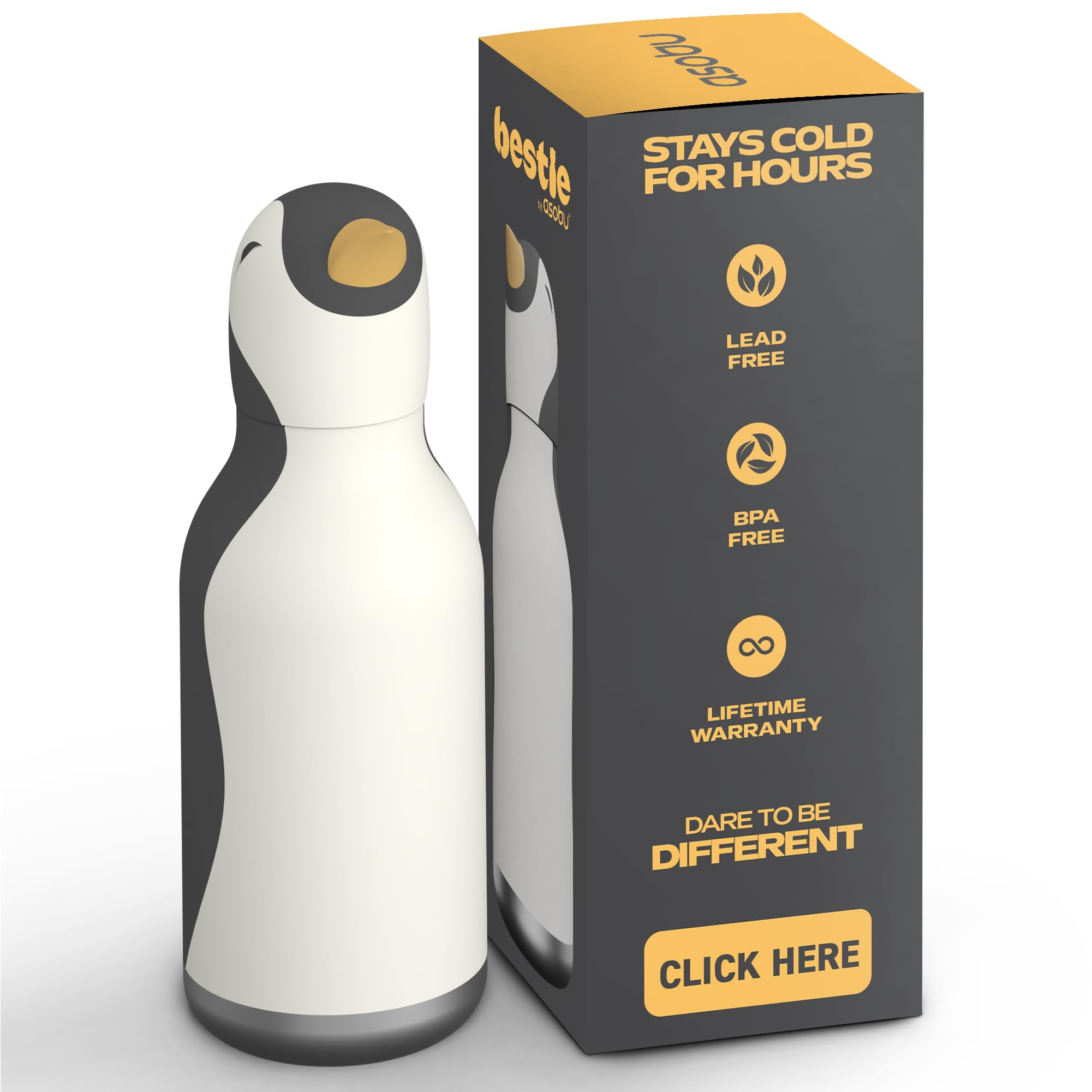 Amazon.com: asobu Bestie Bottle Insulated Stainless Steel Water