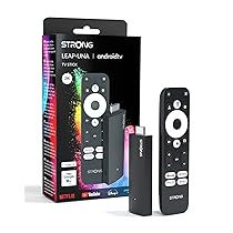STRONG Leap-UNA Stick Streaming Android TV, Wi-Fi, Chromecast Integrato, TV Box Android 11, Assistente Google, HDR10+, Dolby Audio & Dolby Vision, Google Play, Netflix, YouTube