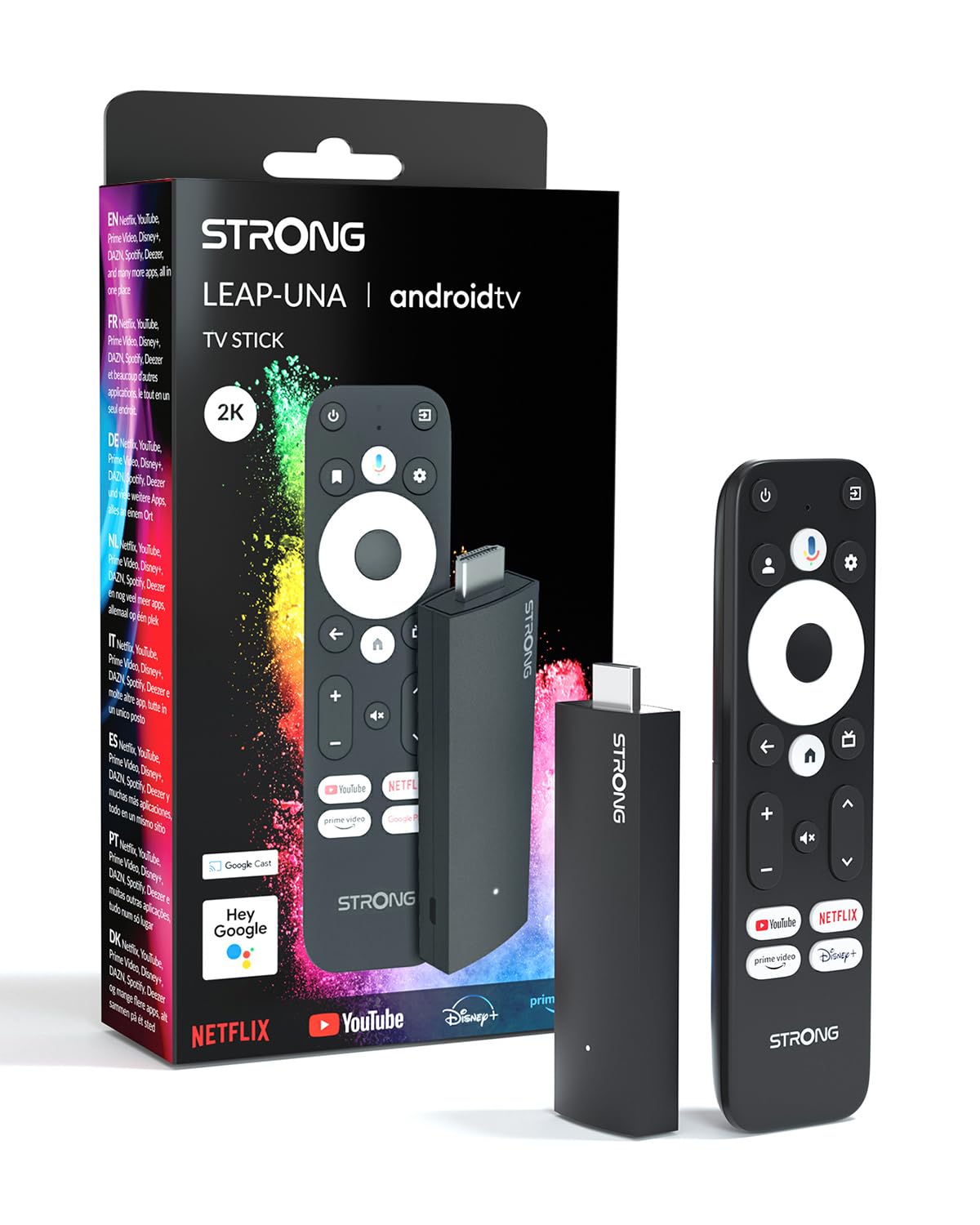 STRONG Android Tv Stick 2k Uhd Leap-una-nero