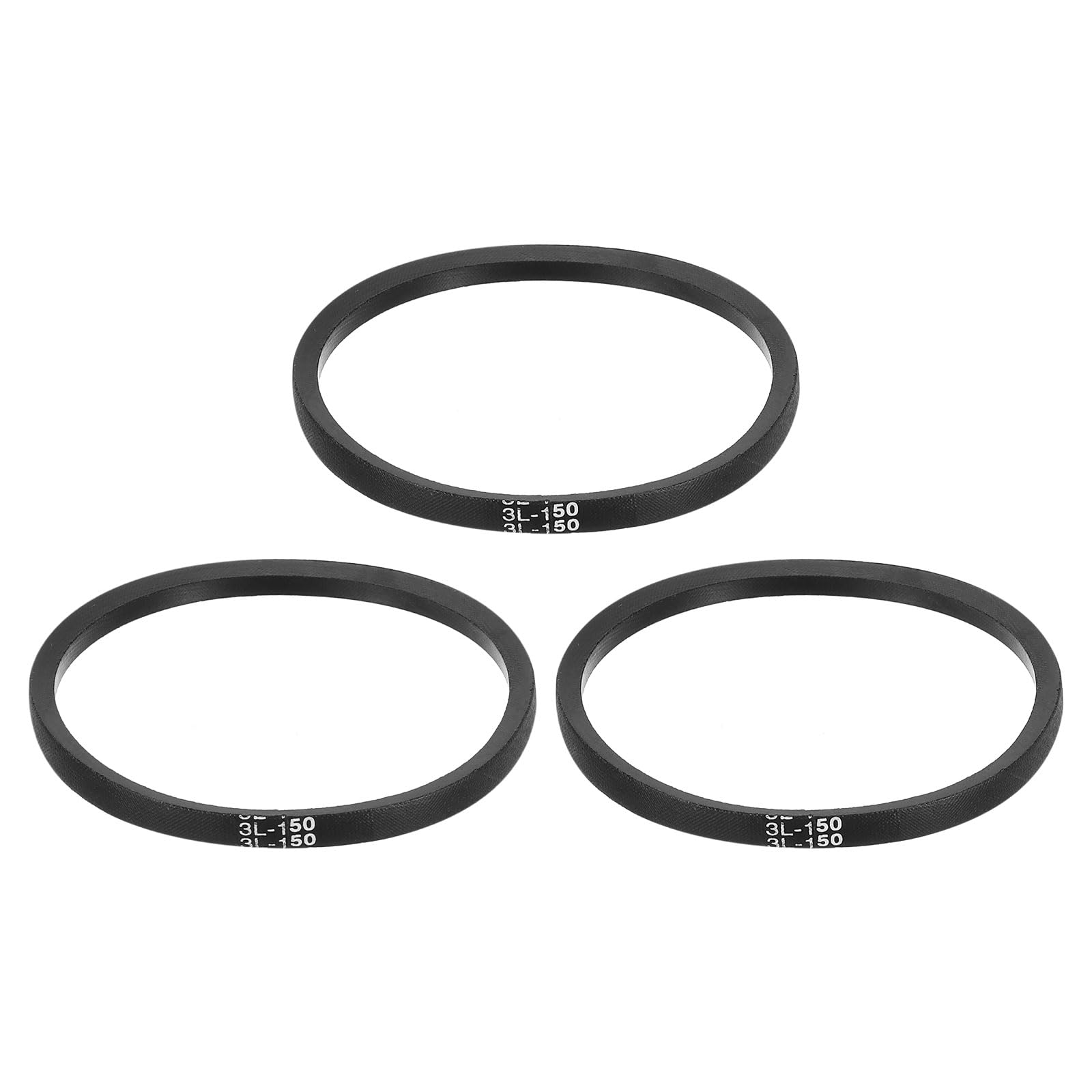 uxcell 3L240 Classic Wrapped Rubber V-Belt, 24"(610mm) Outside Circumference, 3L Profile V Belt 3/8" Width 7/32" Height — view 70