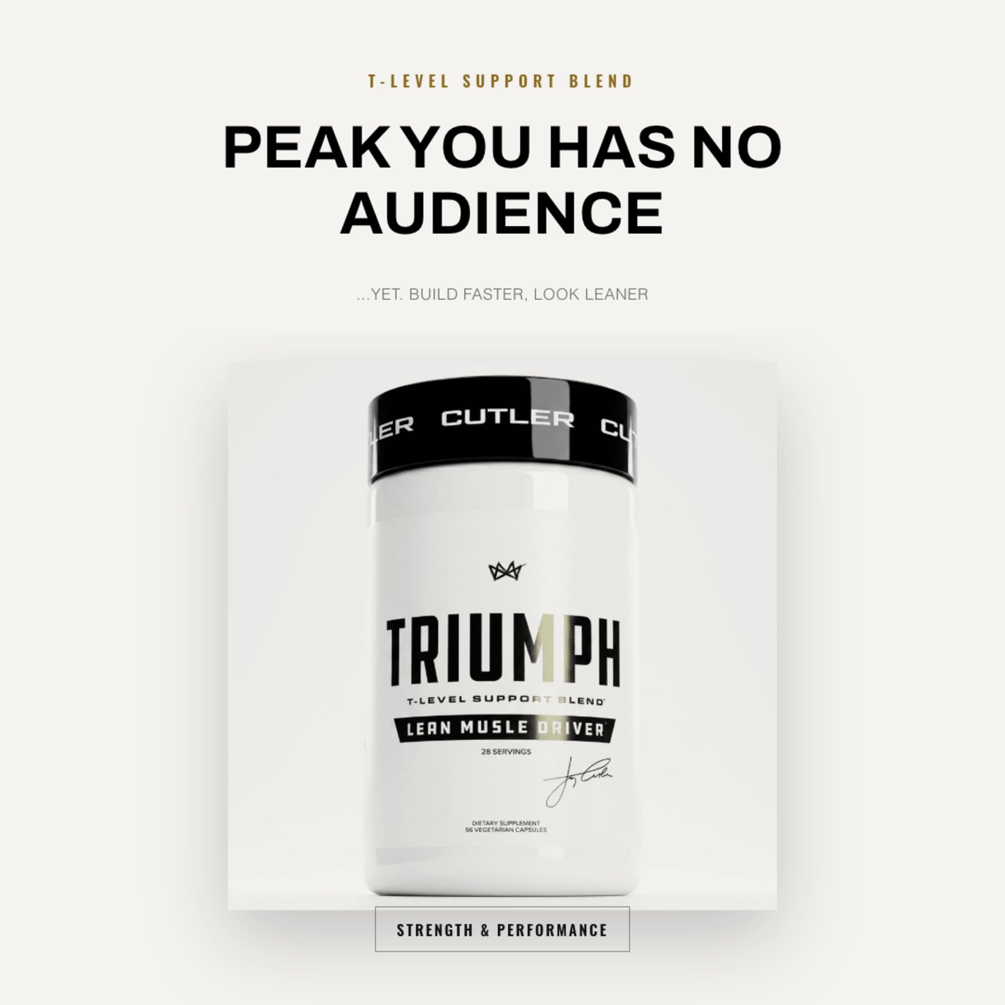 TRIUMPH Testosterone Booster for Men: Best Test Booster and Estrogen Blocker for Men with DIM, KSM 66 Ashwagandha, and Boron Citrate, Build Natural Lean Muscle Mass and Strength, 56 Veggie Capsules — Amazon image 3