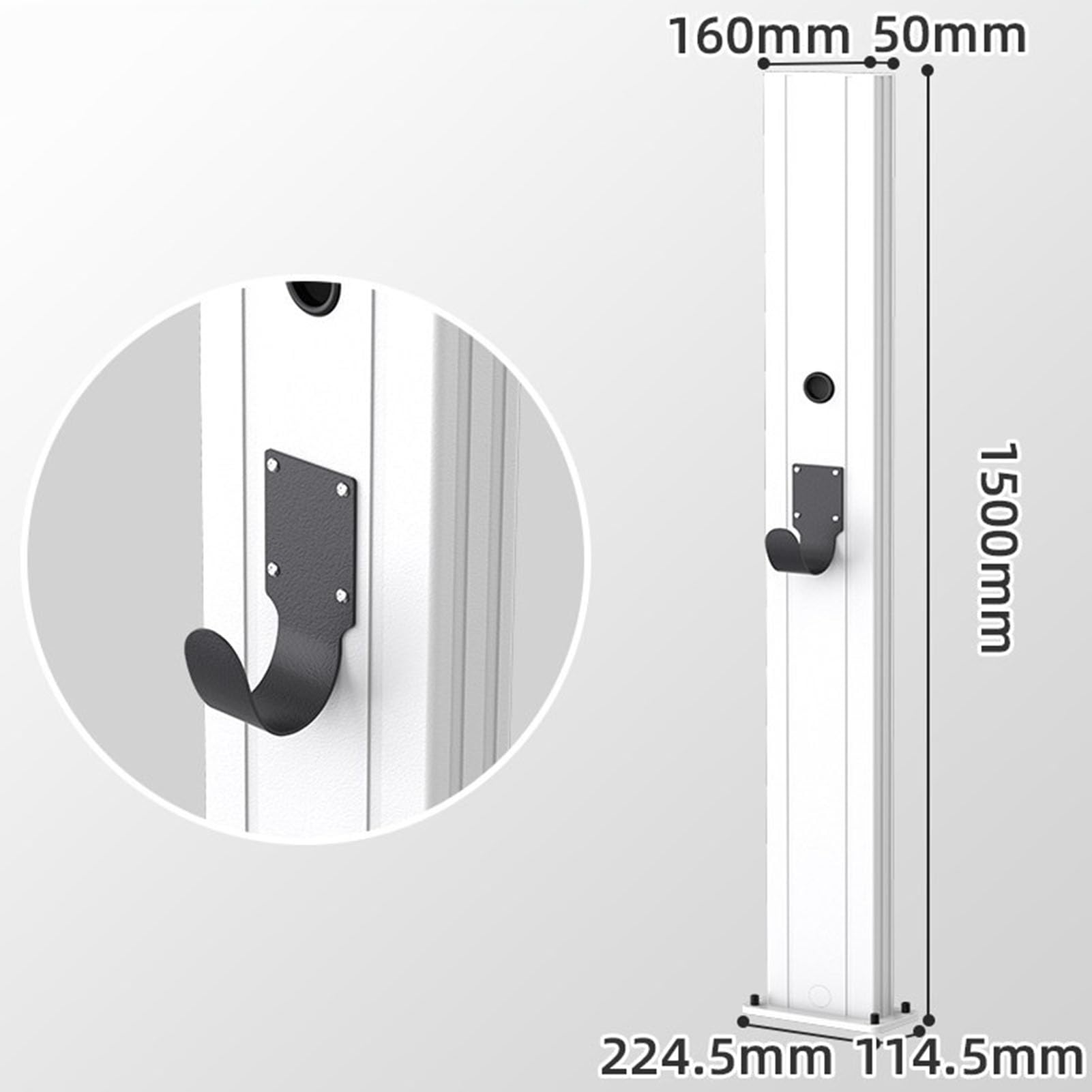 Support de Chargeur Ev Extérieur ,socle De Station de Recharge Pour Véhicules Électriques Tous Temps ,support Universel de Câble D'ev Levier De Colonne de Pile de Charge de Véhicule Nouvelle Énergie