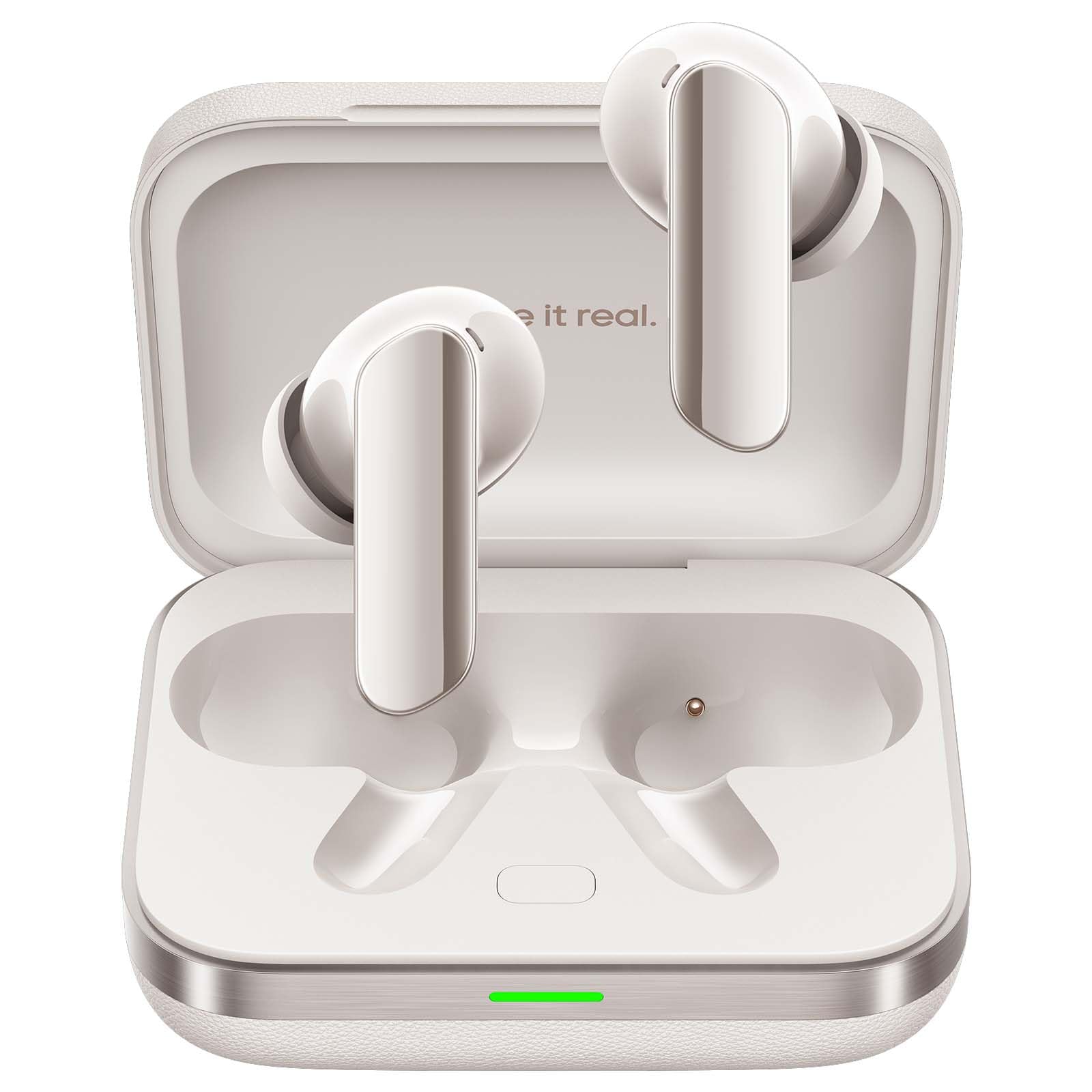 realme Buds Air 7 Pro Écouteurs Bluetooth sans Fil, Adaptative 53dB, Haut-parleurs 11mm+6mm Double DAC, LHDC-V5 Hi-Res Audio, Autonomie 48H, Bluetooth 5.4, Réduction Bruits Appels IA, IP55, Beige