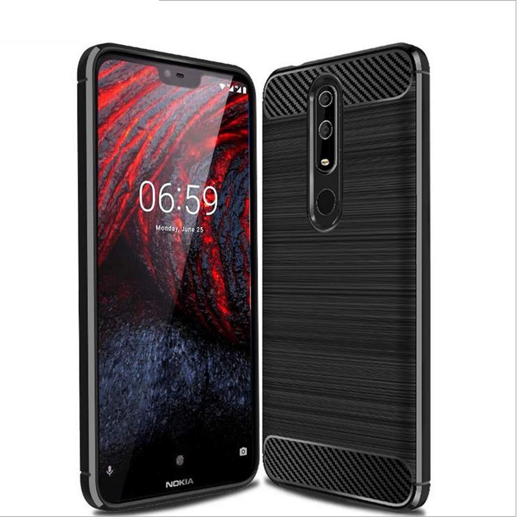 NEKOYANOKIA 6.1 Plus case, Soft Feeling Full Protective Anti-Scratch&Fingerprint + Scratch Resistant Fit Mobile Phone Case Cover for NOKIA 6.1 Plus