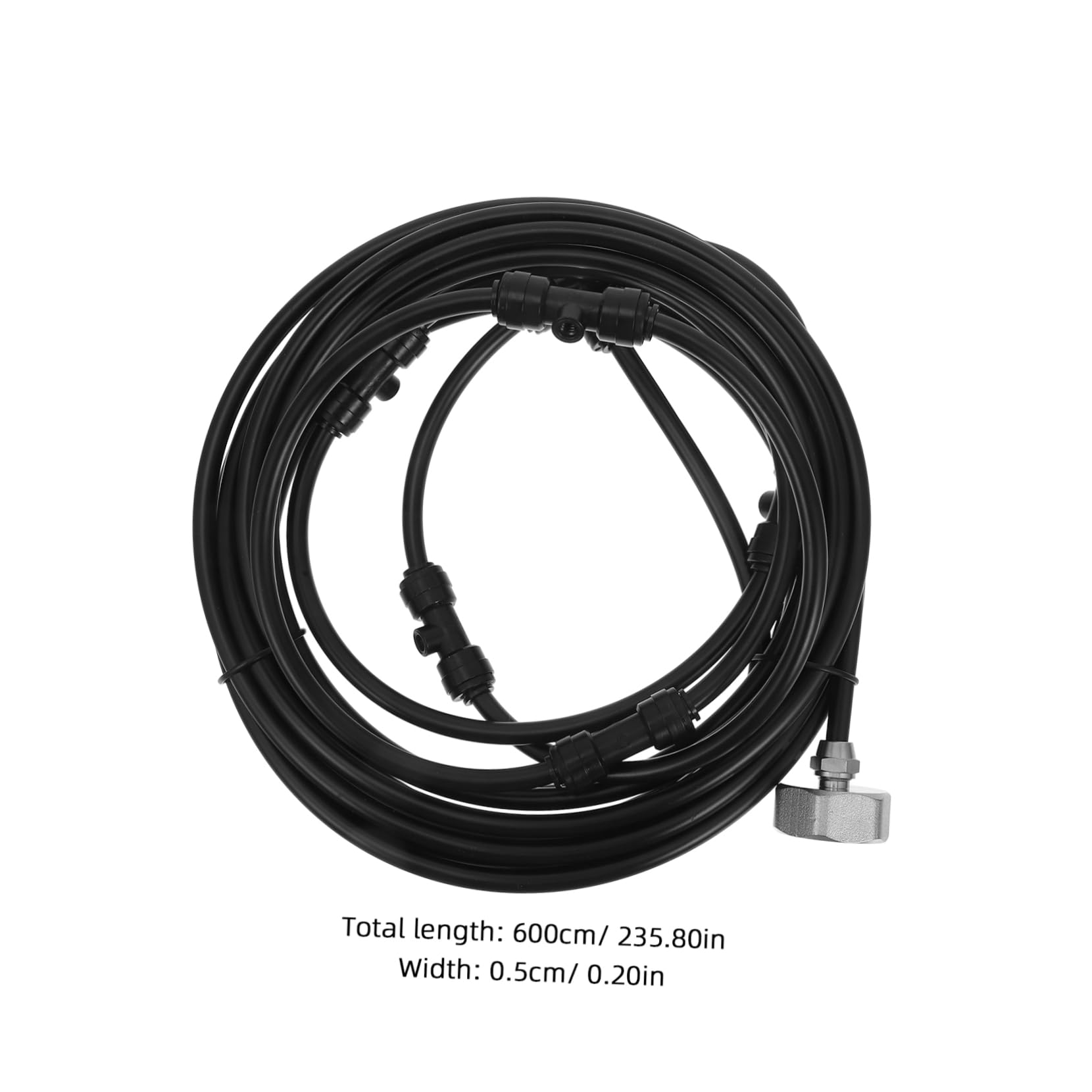 Hemoton Cooling System Kit Fan Misting Accessory Outdoor Spray Fan Kit No Power Sprayer for Cooling