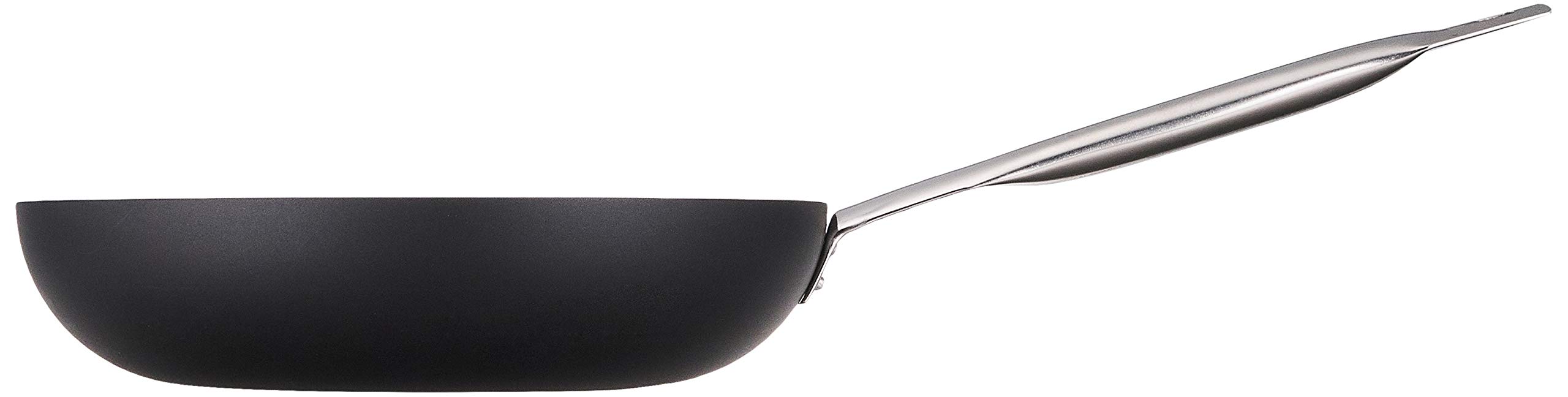 Ballarini Professionale 6002.32 Padella Svasata Alta da Induzione, Alluminio, Nero, 32 cm