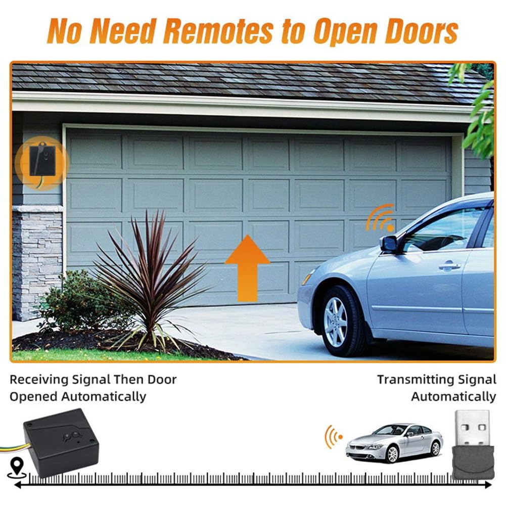 Receptor Universal de Apertura de Puerta de Garaje Sensor USB 2,4G Bluetooth 12 24V Control Remoto Receptor de Puerta Transmisor de Coche