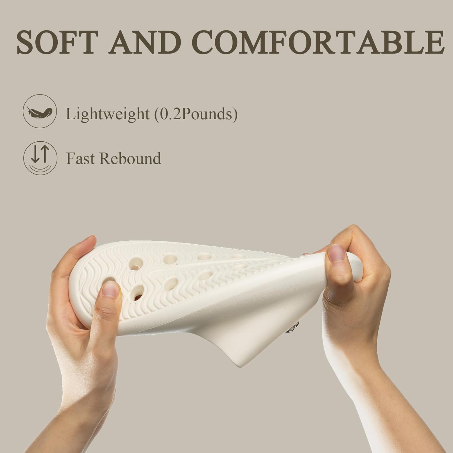 Shower Shoes with Drain Holes Exquisite Accessories for Women Gym Shower Slippers Slides Quick Drying Bathroom Beach Sandals Lightweight Non-Slip - Image 6