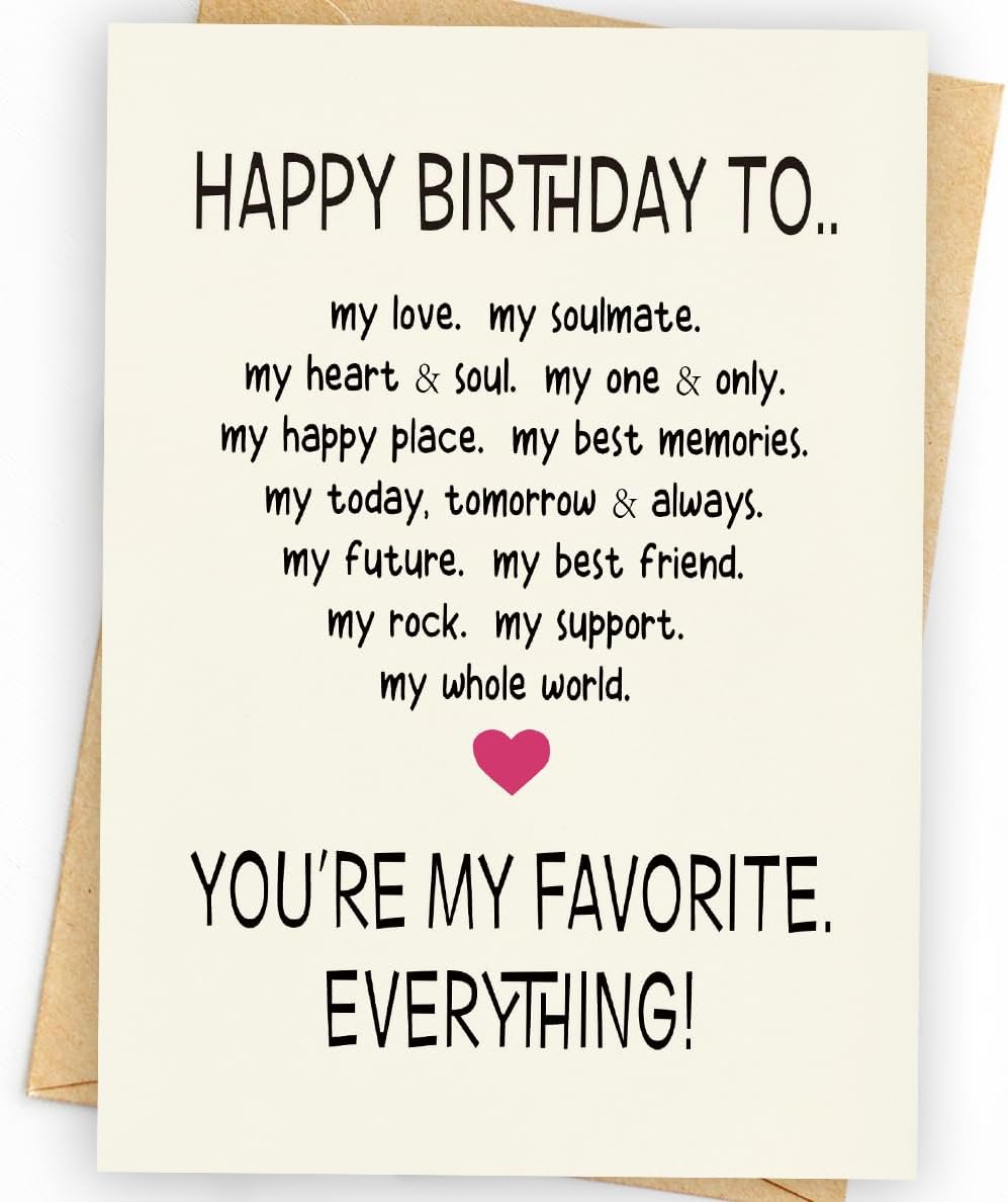 WowBefun Funny Birthday Card & Gifts for Men Husband Boyfriend Him, Happy Bday Card, Sweetheart Romantic Raunchy