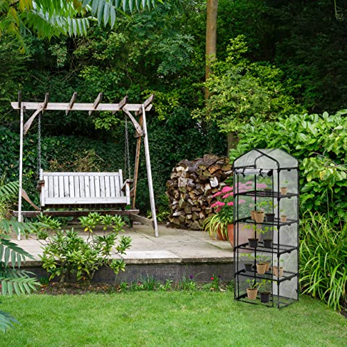 Serre de balcon robuste en acier avec bâche transparente PVC