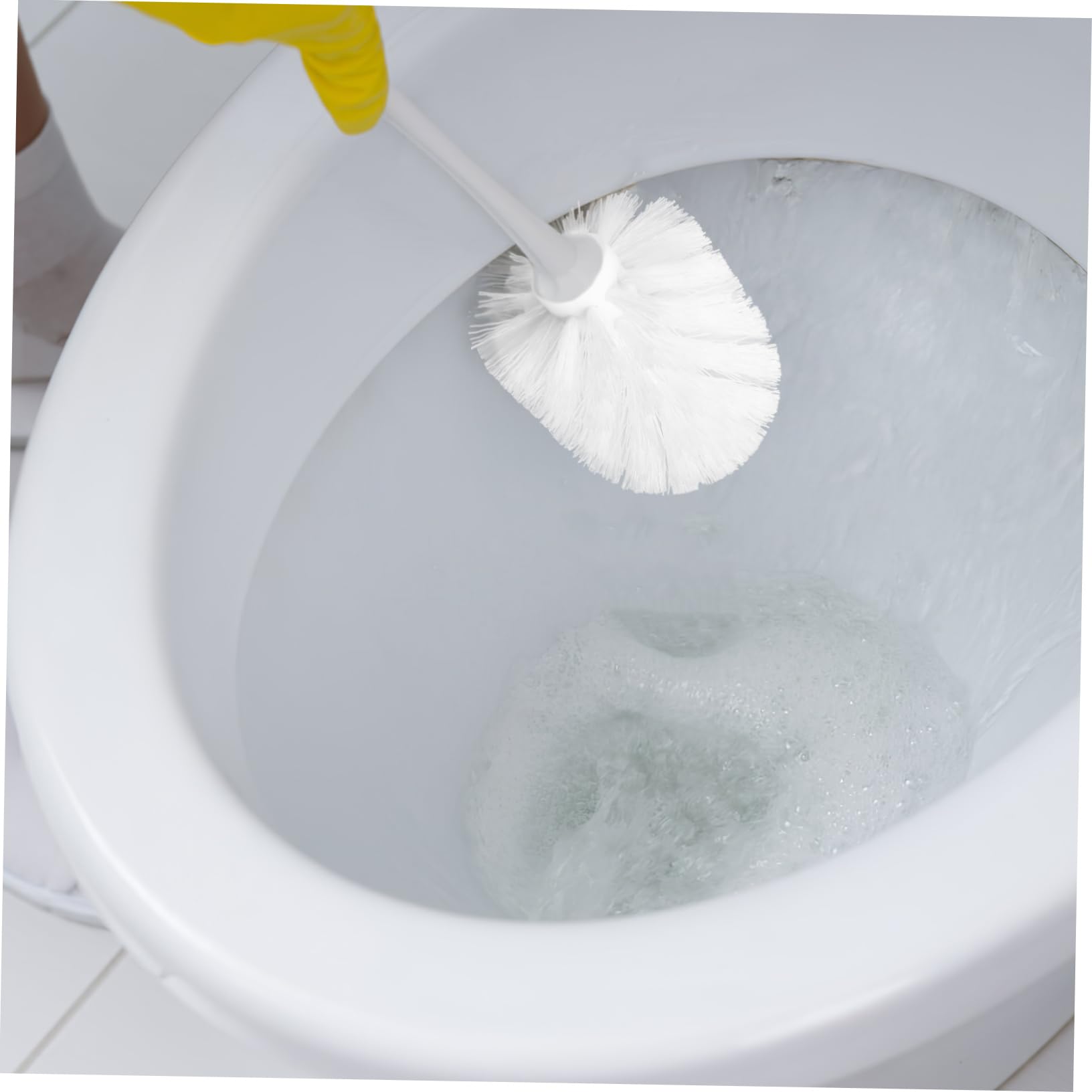 Toilettenbürste Ersatzköpfe Set für Badezimmer Reinigung, PVC Bürstenköpfe 3 Stück