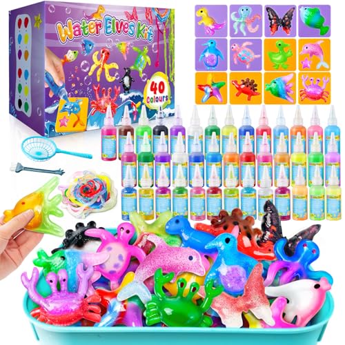 JOPSHEEN Magic Water Elf, 40 Colores Aqua Gel, Elfo de Agua Magico, Kit de Gel de Agua para Niños, Juguetes Squishy