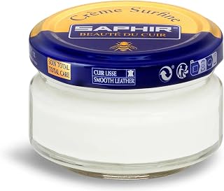 SAPHIR Creme Surfine Pommadier Shoe Polish - Beeswax Cream for Leather Products