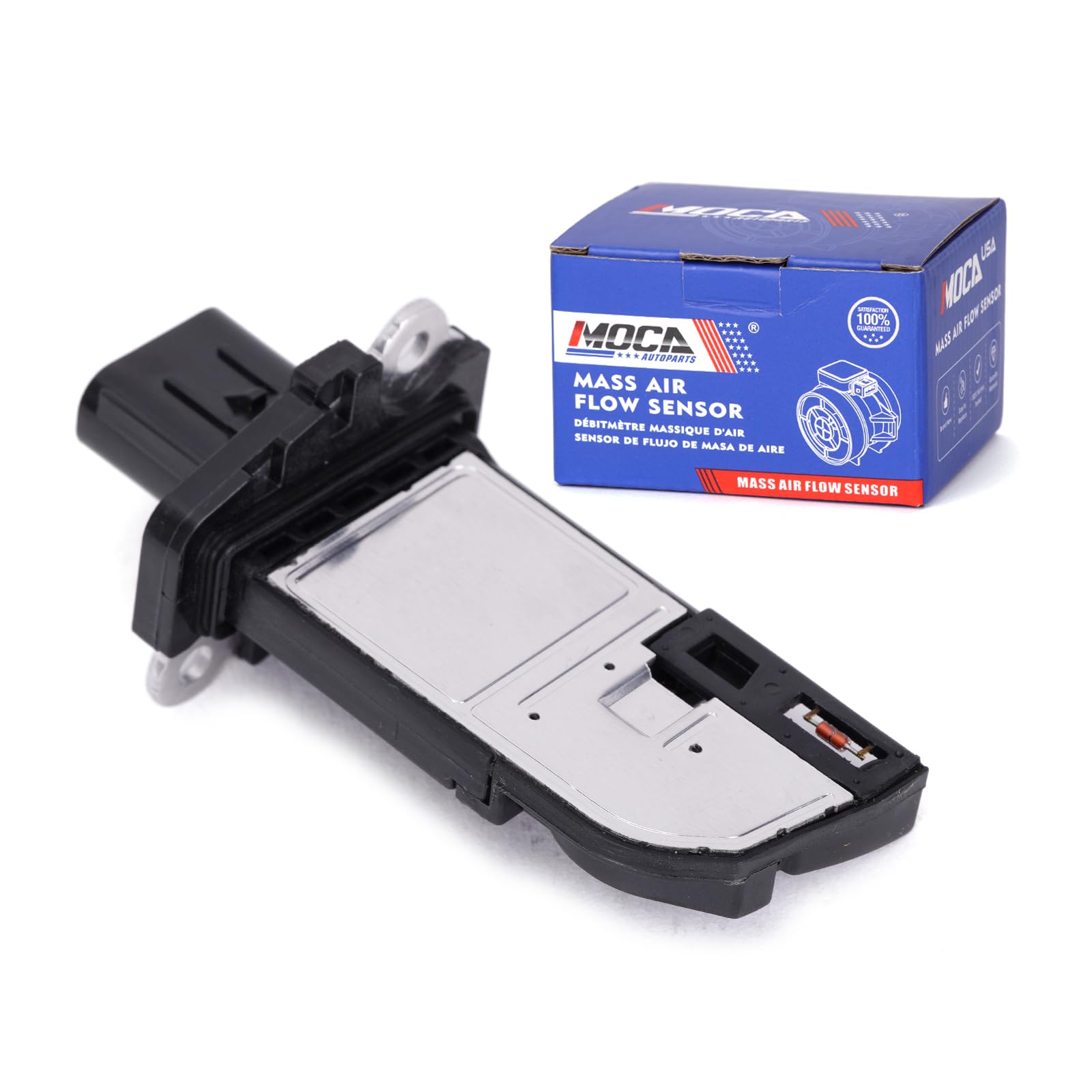 MOCA AF10657 Mass Air Flow Sensor Fit 2013-2019 for Ford Taurus 3.5L, 2011-2014 F-150 & Mustang 3.7L 5.0L, 2013-2016 Fusion 2.5L, 2017-2022 GT 3.5L,