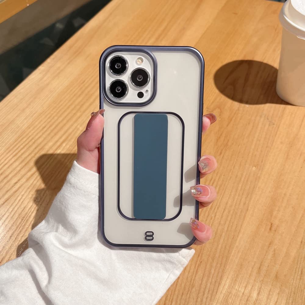 Étui de luxe pour iPhone 7 Plus avec support de poignet élégant carré