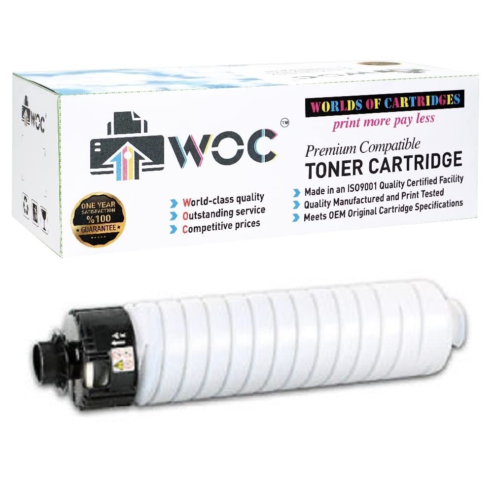 WORLDS OF CARTRIDGES WOC Compatible Toner Cartridge Replacement for Ricoh 841999 / 842126 / Type MP 6054 (Black) for Use in GSA MP 4054 / 4055 / 5054