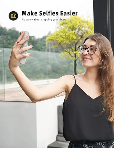 Miniatura 4 de Soporte para anillo de teléfono, soporte de anillo de dedo Lamicall  soporte universal para teléfono celular compatible con iPhone 12 11 Pro Xs Max