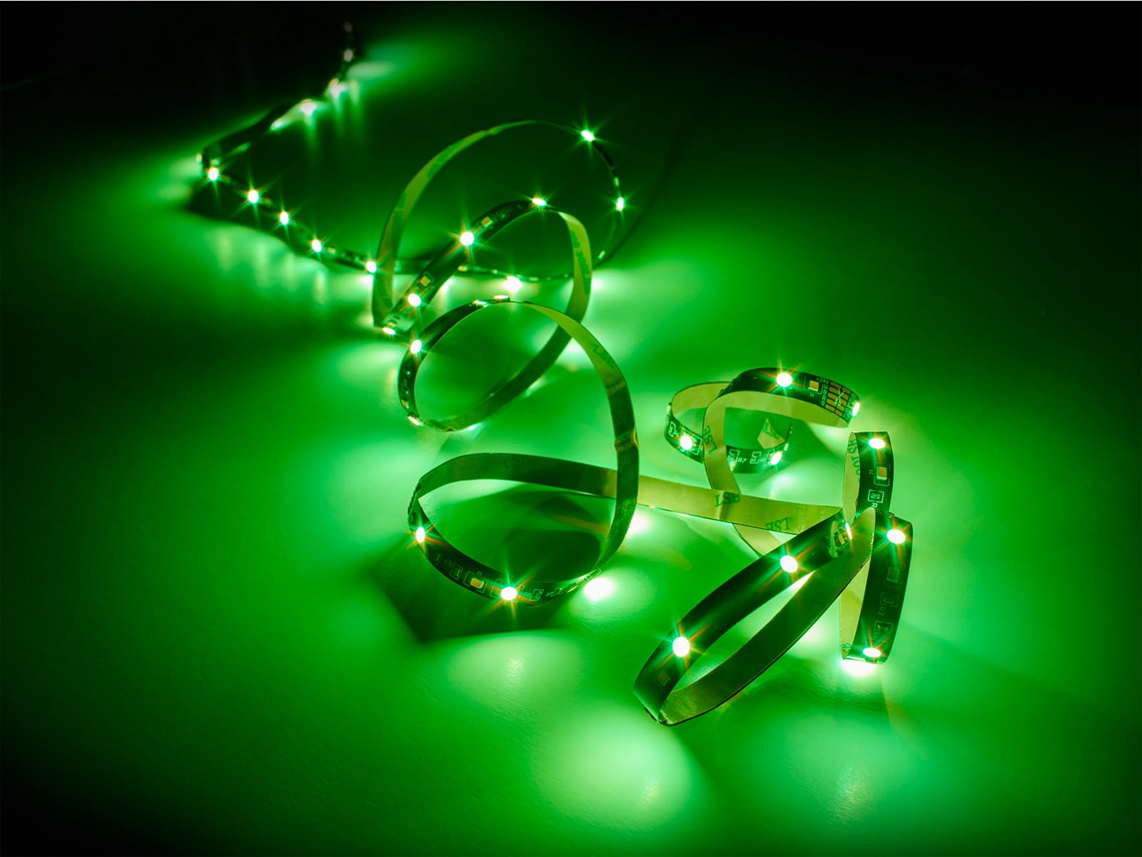 2er Set LED Streifen mit Fernbedienung, RGB Farbwechsel & Dimmer - 5 Meter lang