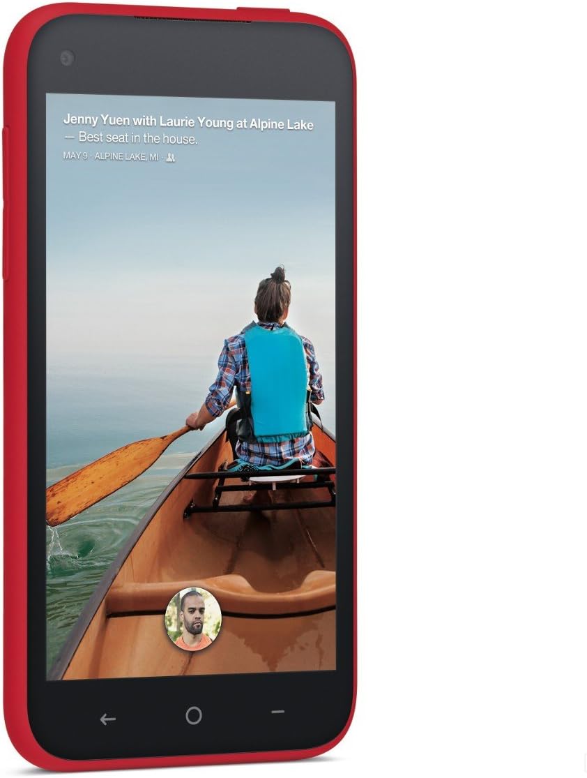 HTC First 16GB Unlocked GSM Android Cell Phone - Red