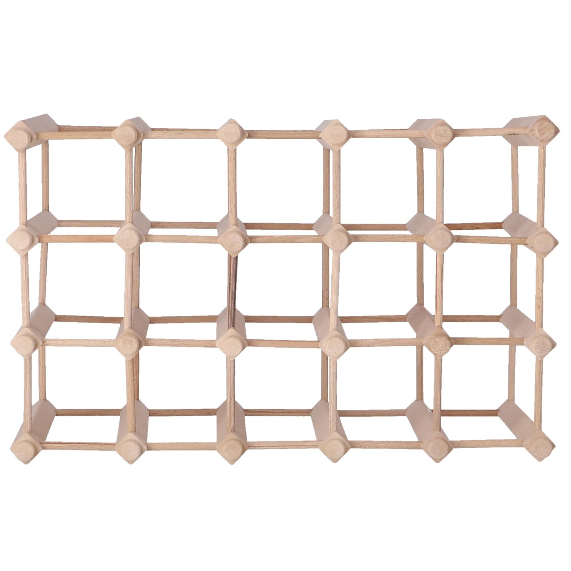 WELL HOME MOBILIARIO & DECORACIÓN Beech Wine Rack for 20 Bottles