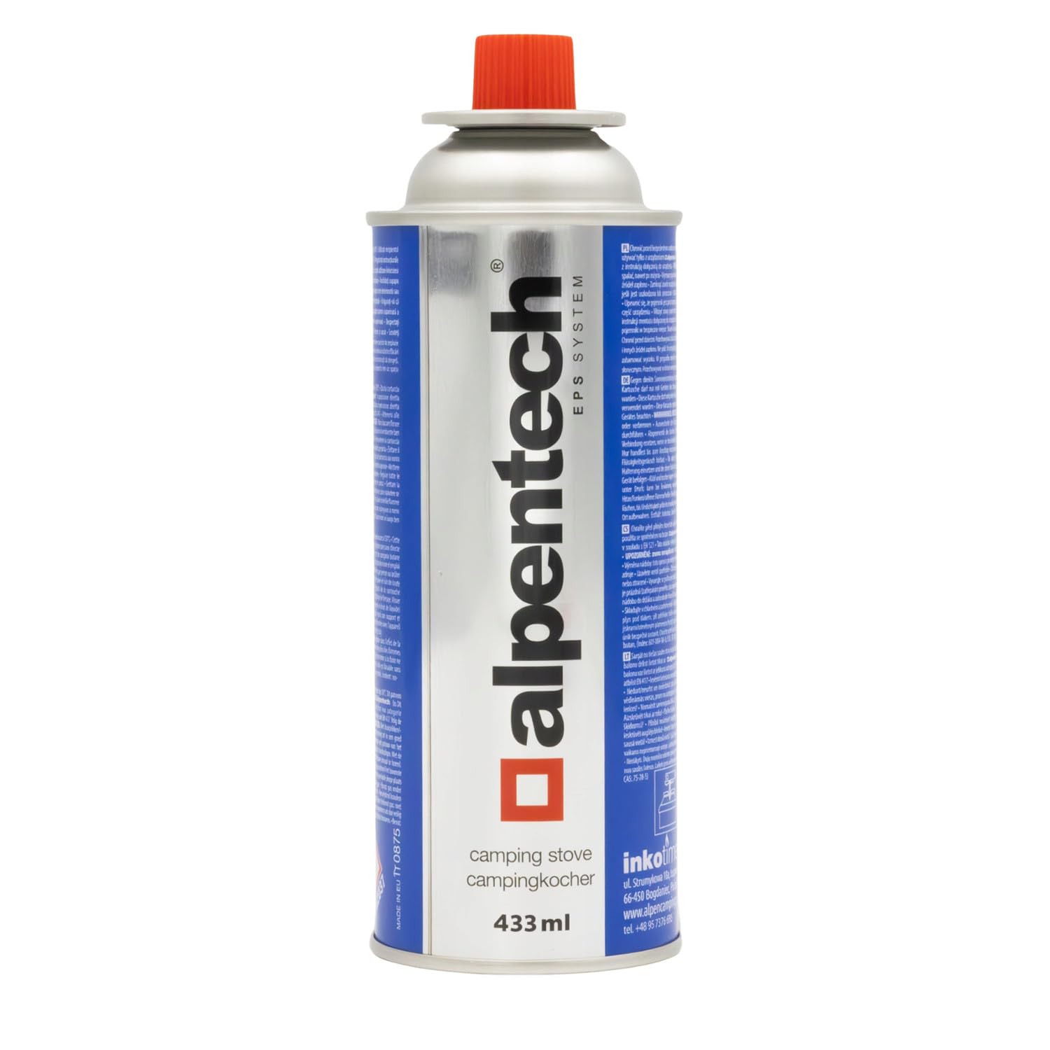 Alpentech Lot de 12 cartouches de gaz butane 400 ml Certificat de camping Caravane Réchaud de Alpentech Lot de 12 cartouches de gaz butane 400 ml Certificat de camping Caravane Réchaud de