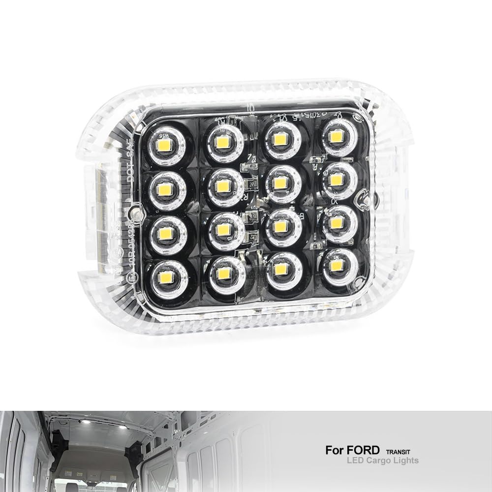 1 luce a LED per area di carico per For.d Transit MK6 MK7 MK8 2000-2024 luce interna bianca per Transit 150/250/350/350 HD Van Transit Connect lampada vano di carico