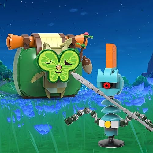 Miniatura 6 de LordBiulder Yahaha Korok BOTW - Juego de construcción de 4 lindos animales de juego, figuras de acción de cruce, juguetes de construcción adecuados