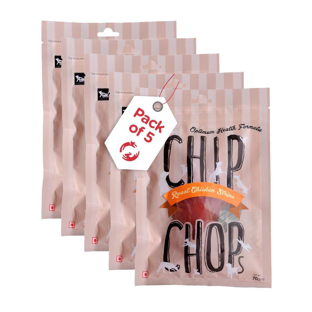 Petsy - Chip Chops | Dog Treats | Different Flavors Available With Multi Packs (Roast Chicken Strips, Pack Of 5), All Life Stages (B08CZPSRK6) Amazon Price History, Amazon Price Tracker