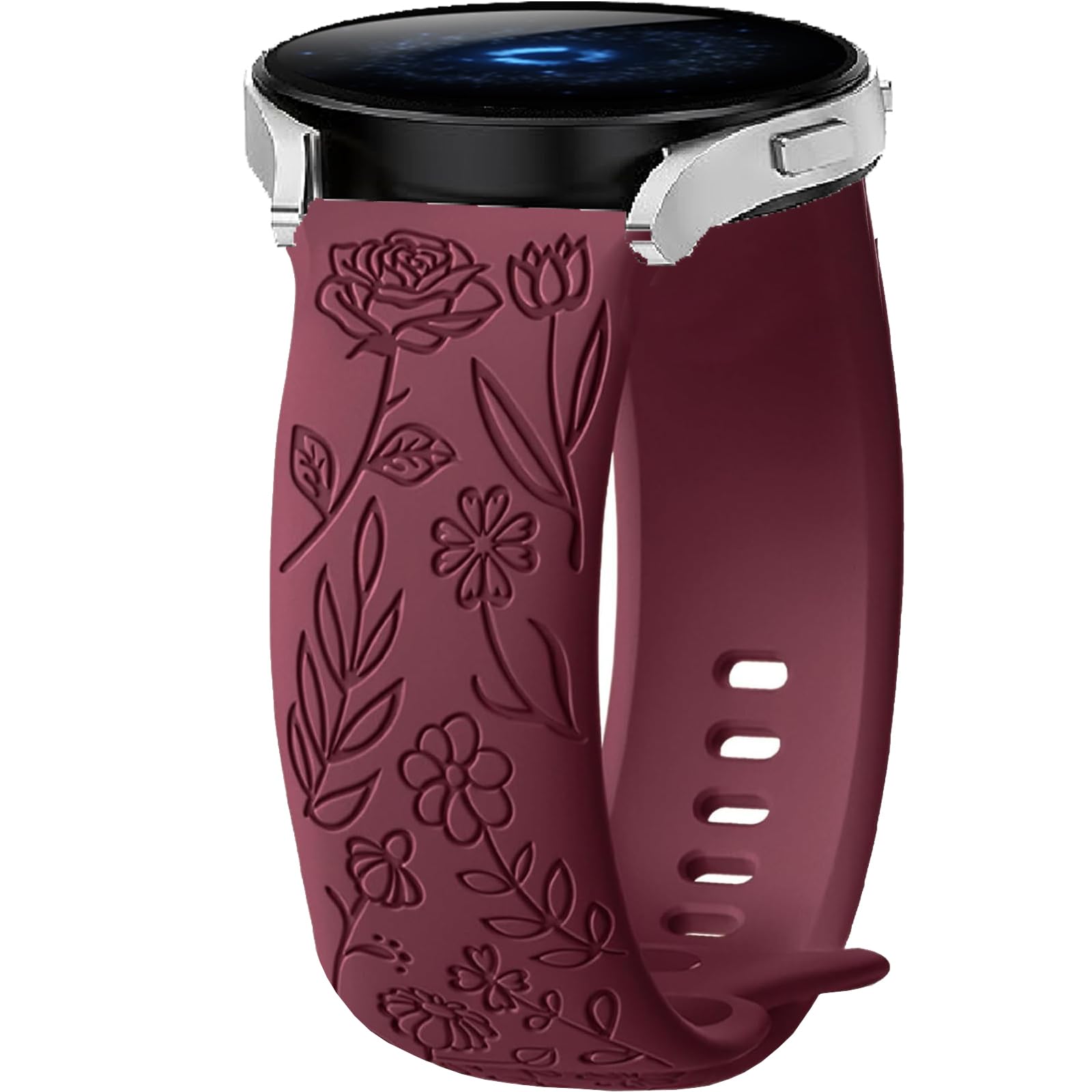 Zapasowy pasek do zegarka Garmin Venu, 18 mm, 20 mm, 22 mm, sportowy pasek do zegarka Amazfit Bip Helio, miękki silikonowy pasek kompatybilny z Samsung Watch