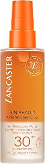 Lancaster Sun Beauty Sun Protective Water SPF30 150ml | Invisible Sunscreen For Body | Broad Spectrum Sun Protection