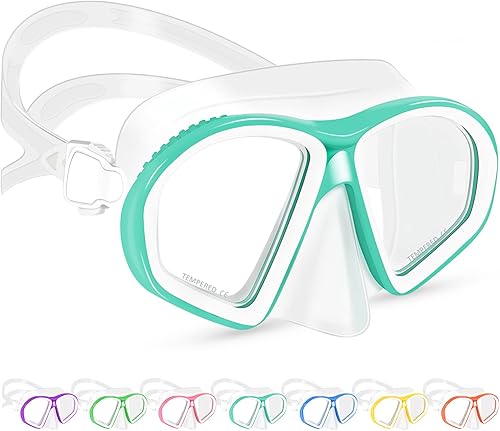 Miniatura 7 de Supertrip Kids Swim Goggles, Swim Mask with Nose Cover, Tempered Glass Snorkel Diving Mask for Youth Boys Girls Age 6-14