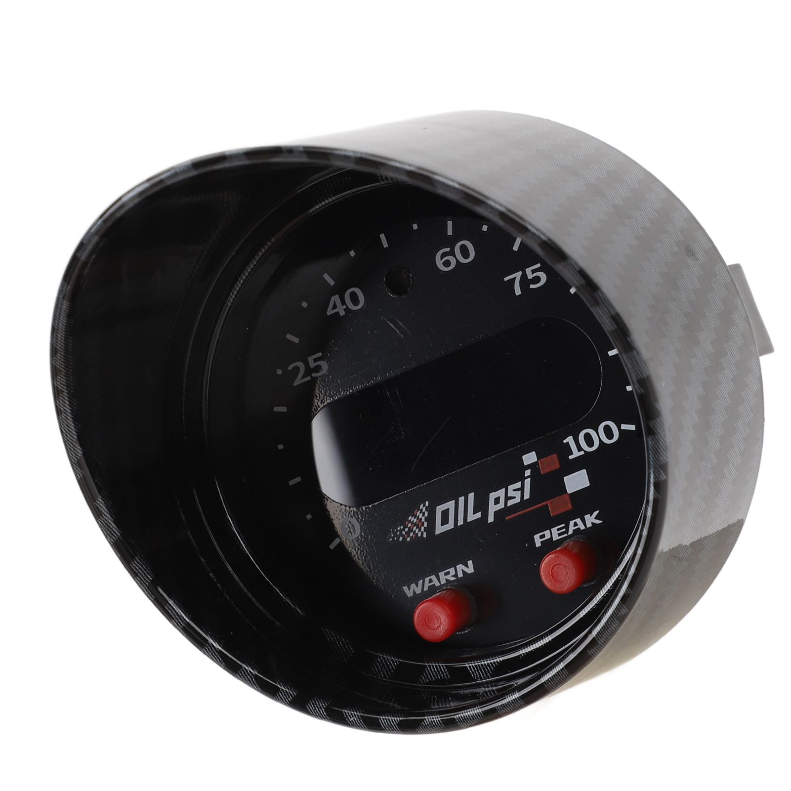 Ausla Medidor de Presión de Aceite Medidor Electrónico de Presión de, Alta Precisión 0-100 PSI, Ideal para Vehículos de Alto Rendimiento