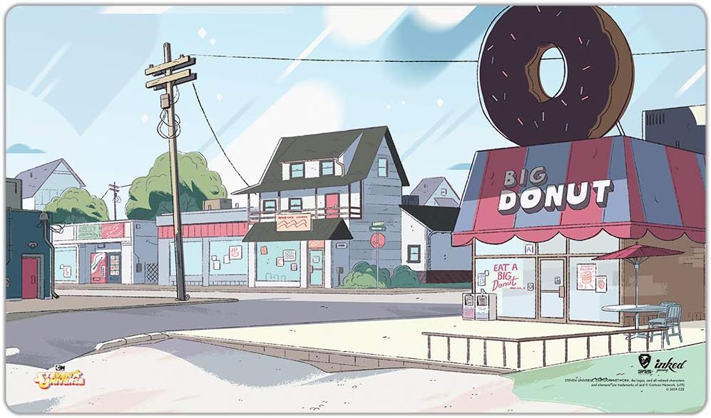 Big Donut Steven Universe 3 Playmat Inked Gaming TCG Game Mat for Cards 13