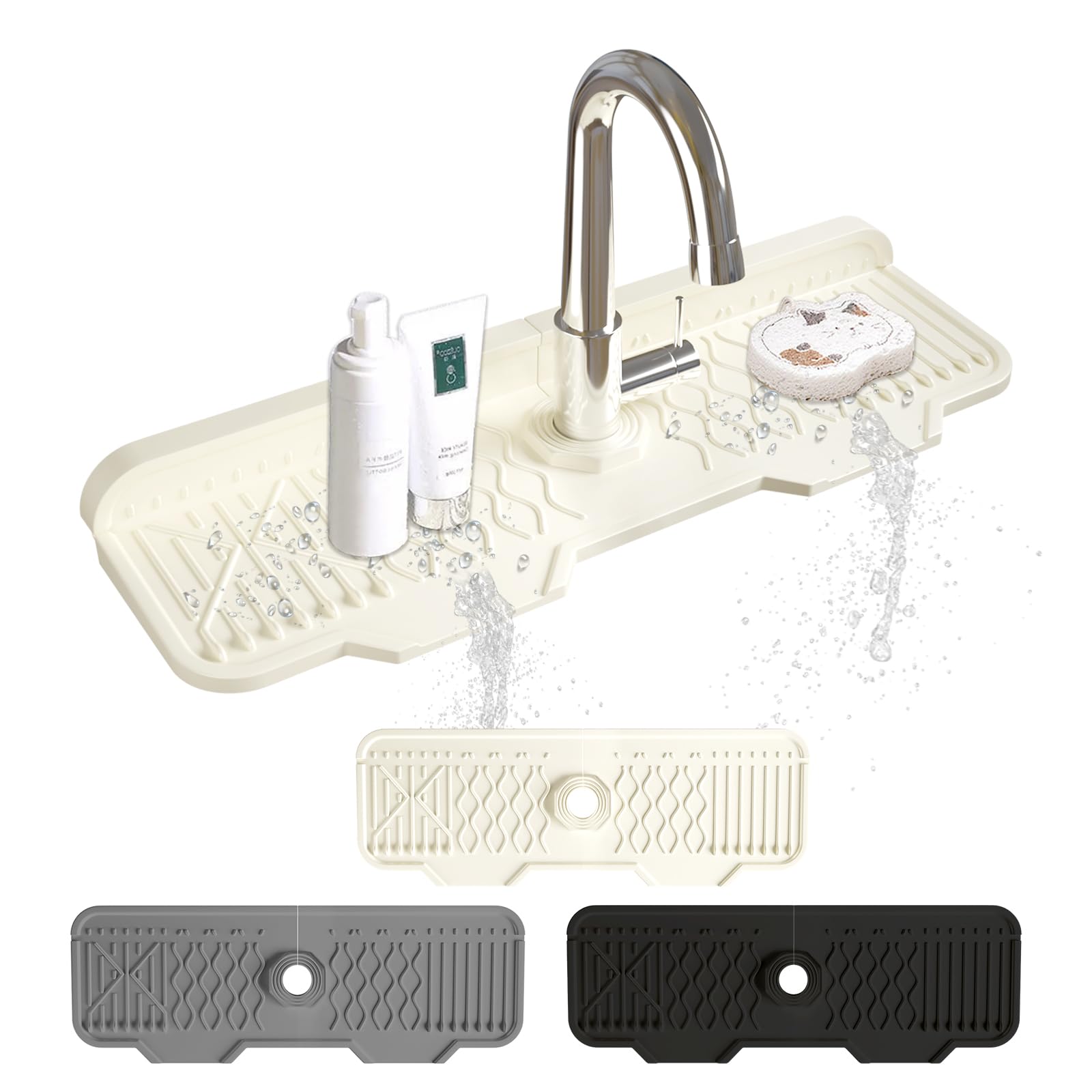 Kitchen Sink Splash Guard - Prevent Messes! -8 Kitchen Sink Splash Guard - Prevent Messes! -8