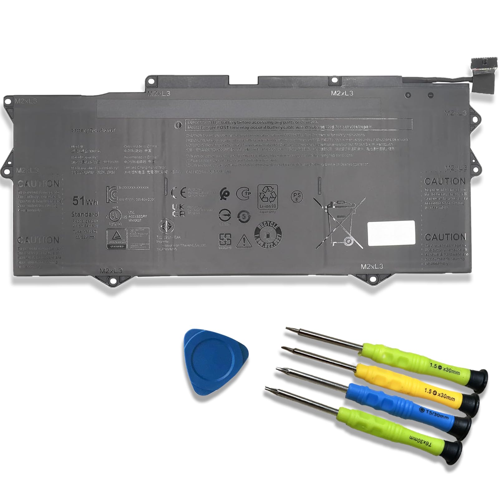 Amazon.com: EFOHANA YM15G 51Wh 11.55V Laptop Battery Replacement
