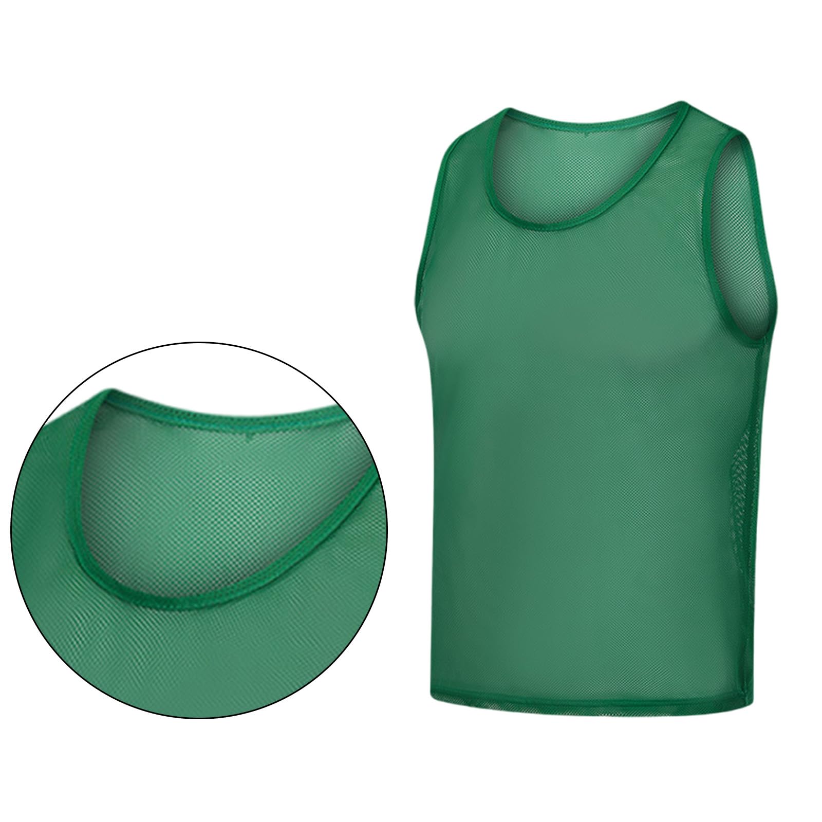 Lot de 12 gilets d'entraînement d'équipe de football, dossards athlétiques, gilets d'entraînement