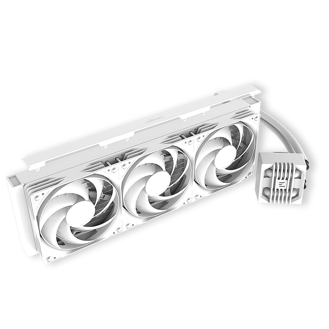 Amazon | ZALMAN ALPHA2 SE A36 White 360mmサイズ ARGB対応 簡易水冷