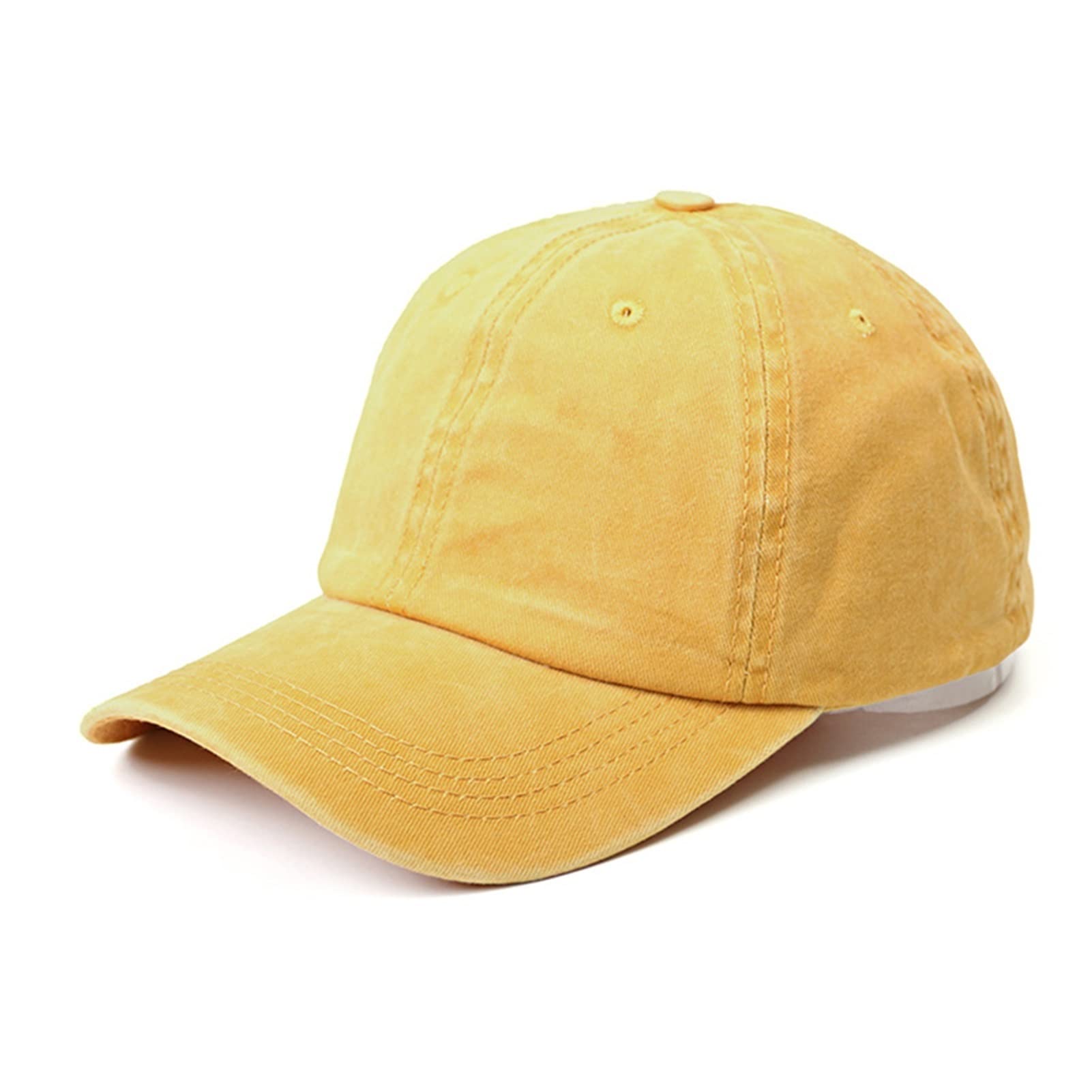 Panie Hollow Ponytail Baseball Cap Hat Cowboy Sun Hat Bawełna Sporty Zewnątrz Proste Retro Shade Casual Hat (Color : Black Cap, Size : One size)