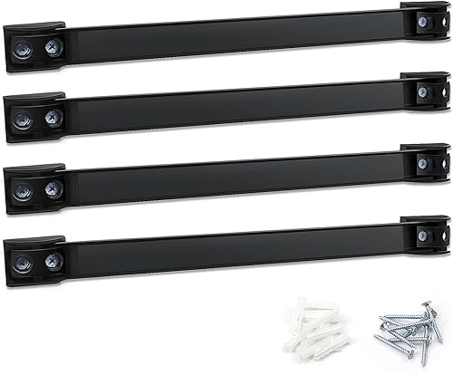 DGSL Paquete de 4 tiras magnéticas para portaherramientas, organizador de herramientas de alta resistencia de 12 pulgadas, barra magnética para