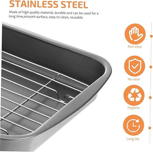 Miniatura 4 de UPKOCH Gadget para hornear utensilios de cocina utensilios de pan para pan inoxidable tapa de sartén juego de utensilios para hornear