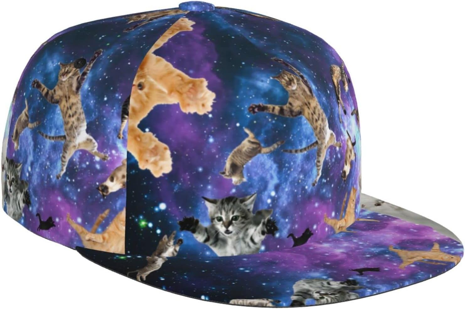 Cute Cat Baseball Cap Adjustable Size Cute Cat Hats Fashion Sun Hat for Women and Men Soft Cap