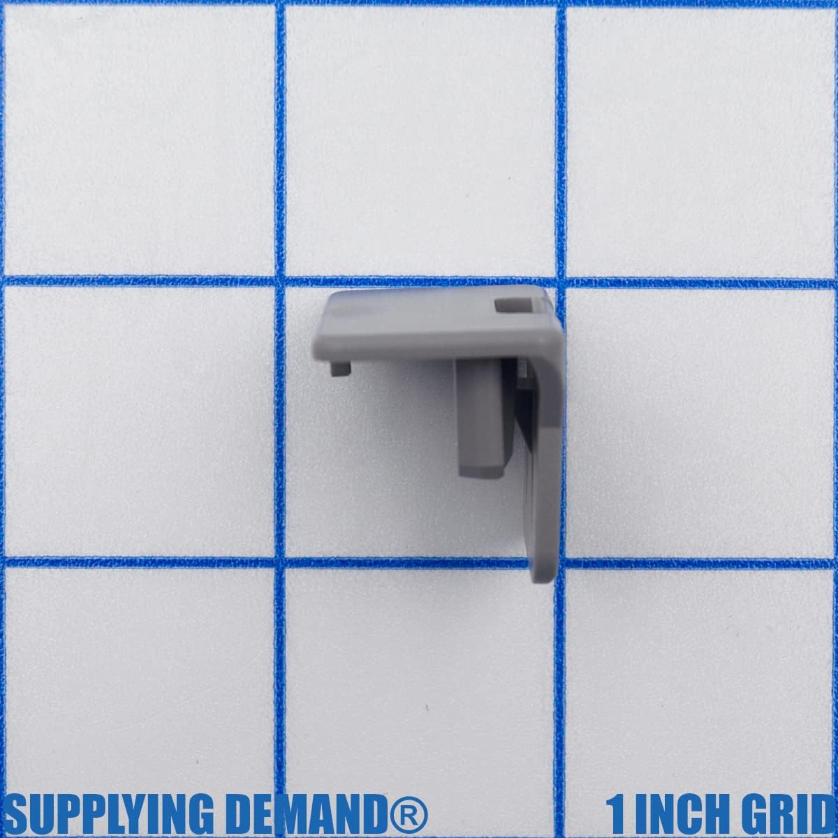 Supplying Demand WD12X10184 WD12X10123 Dishwasher Upper Dishrack Slide Rail Stop End Cap Replacement