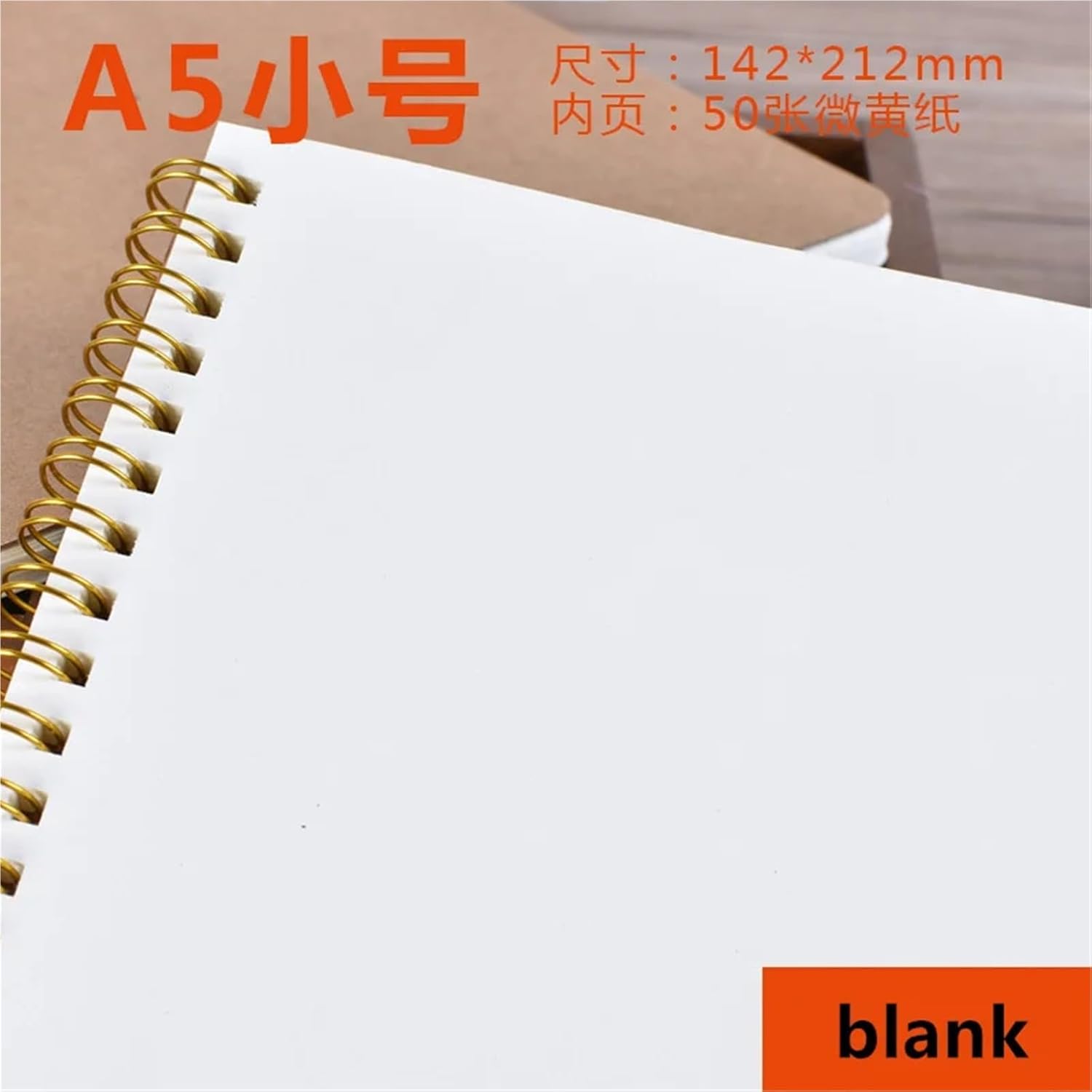 Anenog Journal Notebook 4Pcs A5 Notebook Journal Medium Kraft Grid Dot Blank Daily Weekly Planner Book Time Management Planner School Supplies StationeryGift(Dotted)