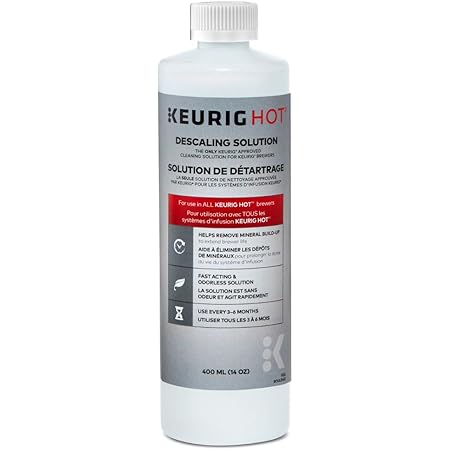 Amazon.com: Keurig 14 Ounce Descaling Solution, Set of 3, White: Home ...