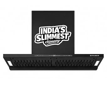 Faber SLIMX 90cm 1500m³/hr BLDC Autoclean Filterless T-Shape Chimney||Built In Oil Collector|Touch & Gesture Control|12Yr Motor,2Yr Comprehensive Warranty by Faber |HOOD SLIMX HC SC FL BK BLDC IN 90-T
