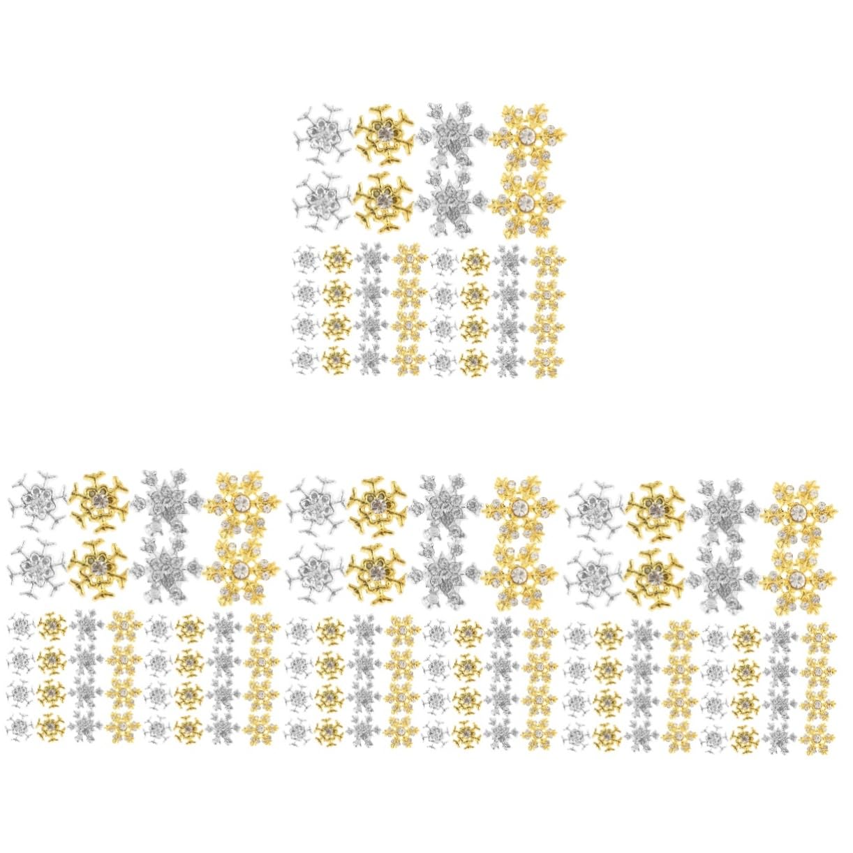 4 Set Decorazioni Per Unghie Stile Per Nail Art Resistenti All Usura Per Creazioni Te Manicure 40 Pezzi * 4