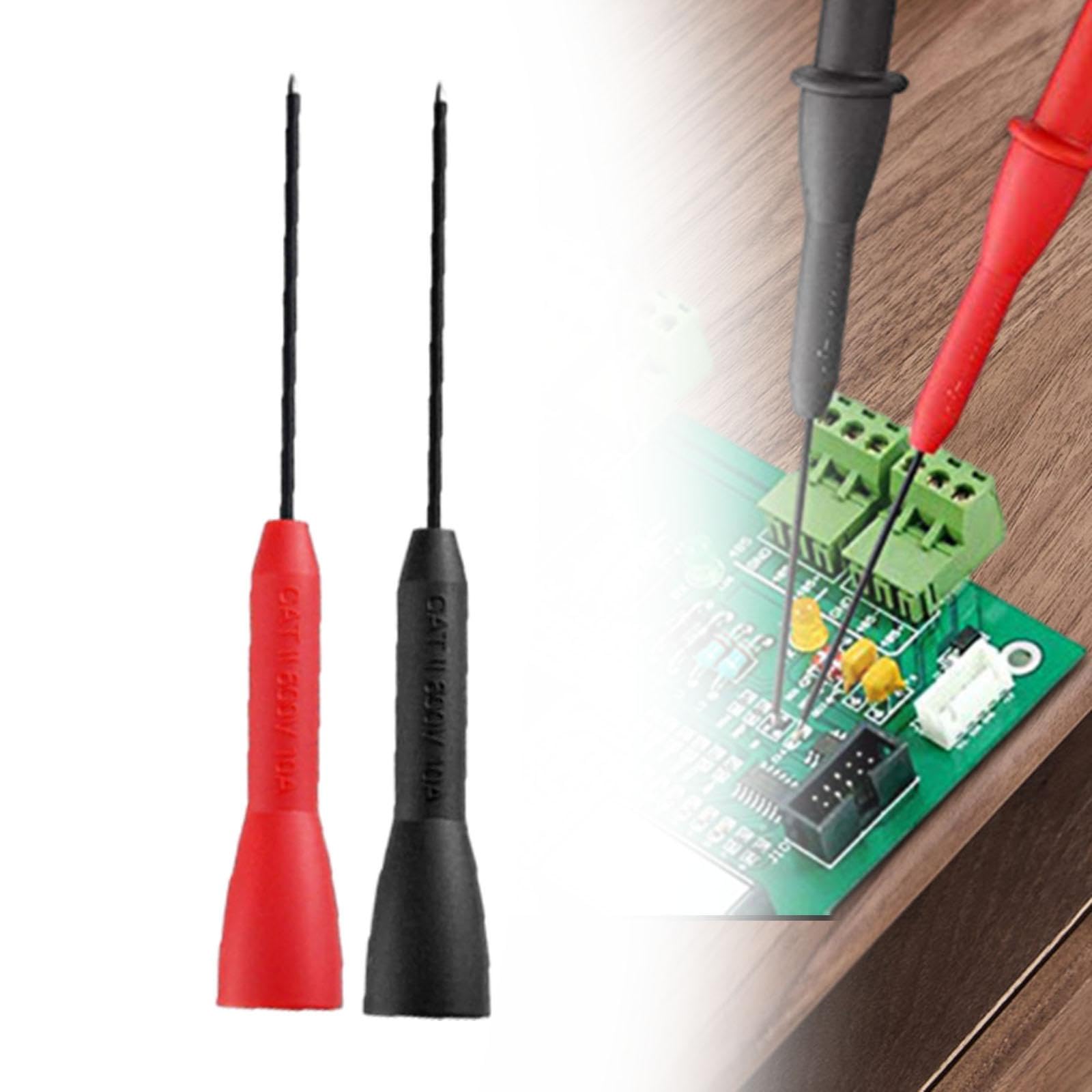 5x Set di Cavi Multimetro Da 2 Pezzi per Test Elettrici di Misurazione Della