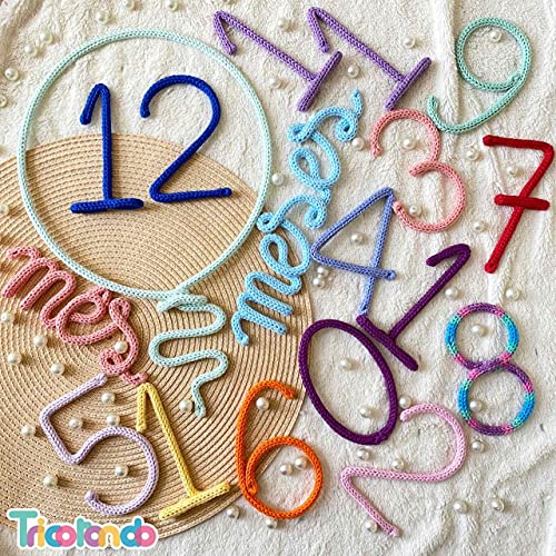 Kit Mesversário em Tricotin